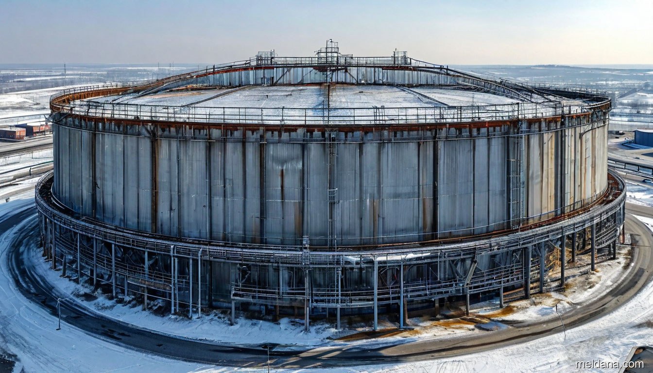Антидроновая защита резервуара РВС-50000 Нижневартовске — ЗОК ЗАСЛОН по СП 542